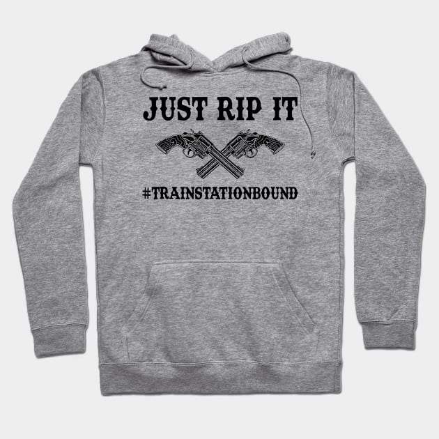 Just Rip It Train Station Bound Hoodie by Robettino900